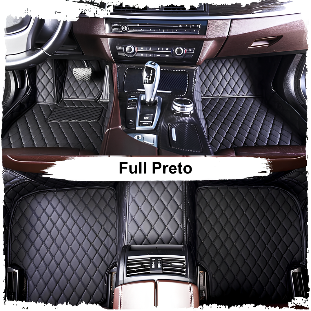 Kit Tapetes Automotivos de Luxo e Conforto Inteiriços Dianteiro e Traseiro