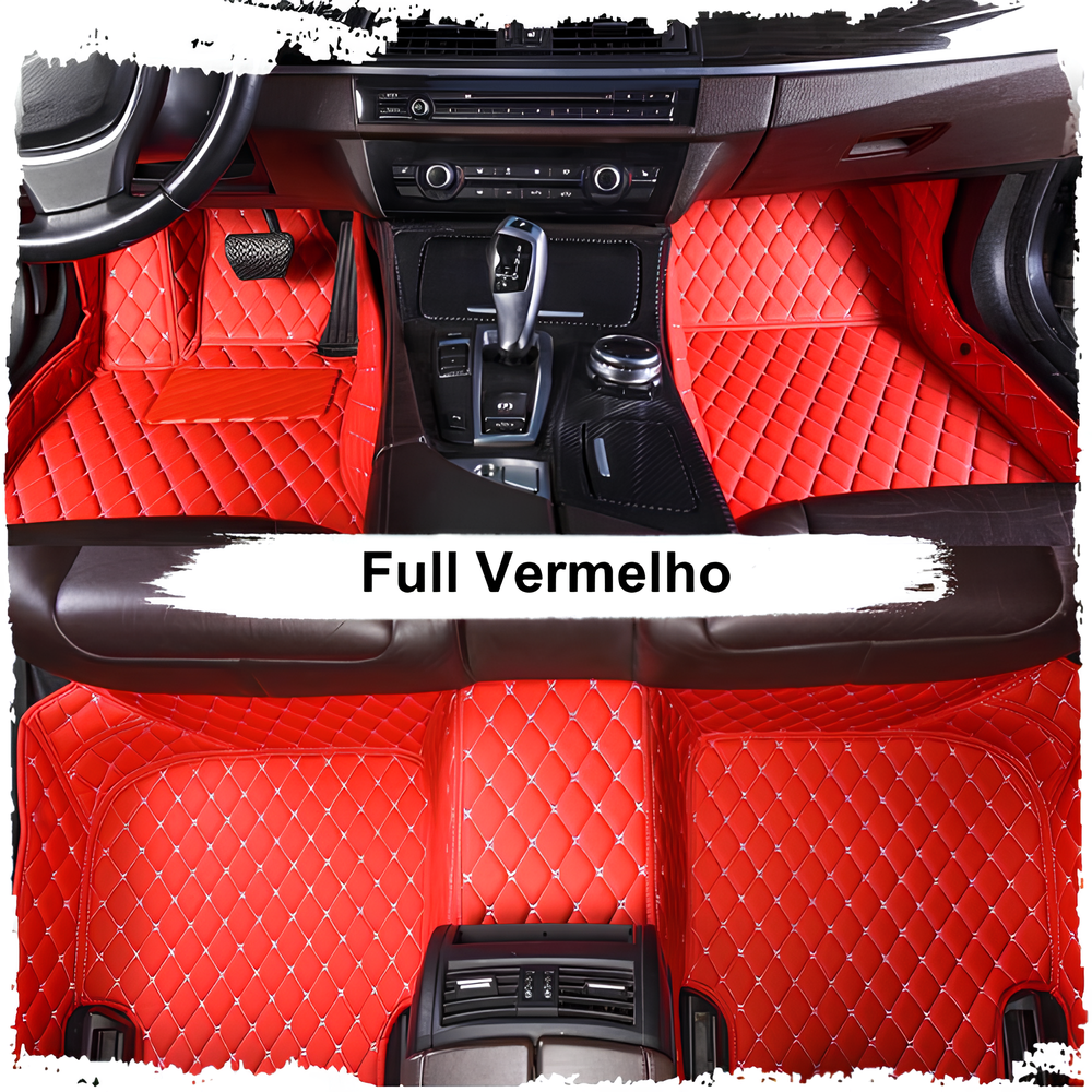 Kit Tapetes Automotivos de Luxo e Conforto Inteiriços Dianteiro e Traseiro
