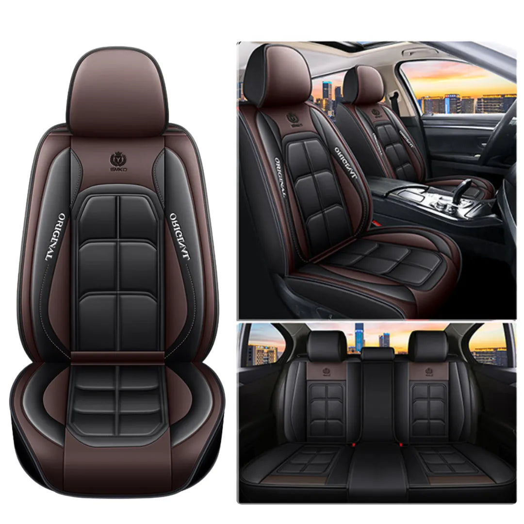 Kit Capas de Banco Automotivo Rapiduz® Dianteiro e Traseiro Sob Medida