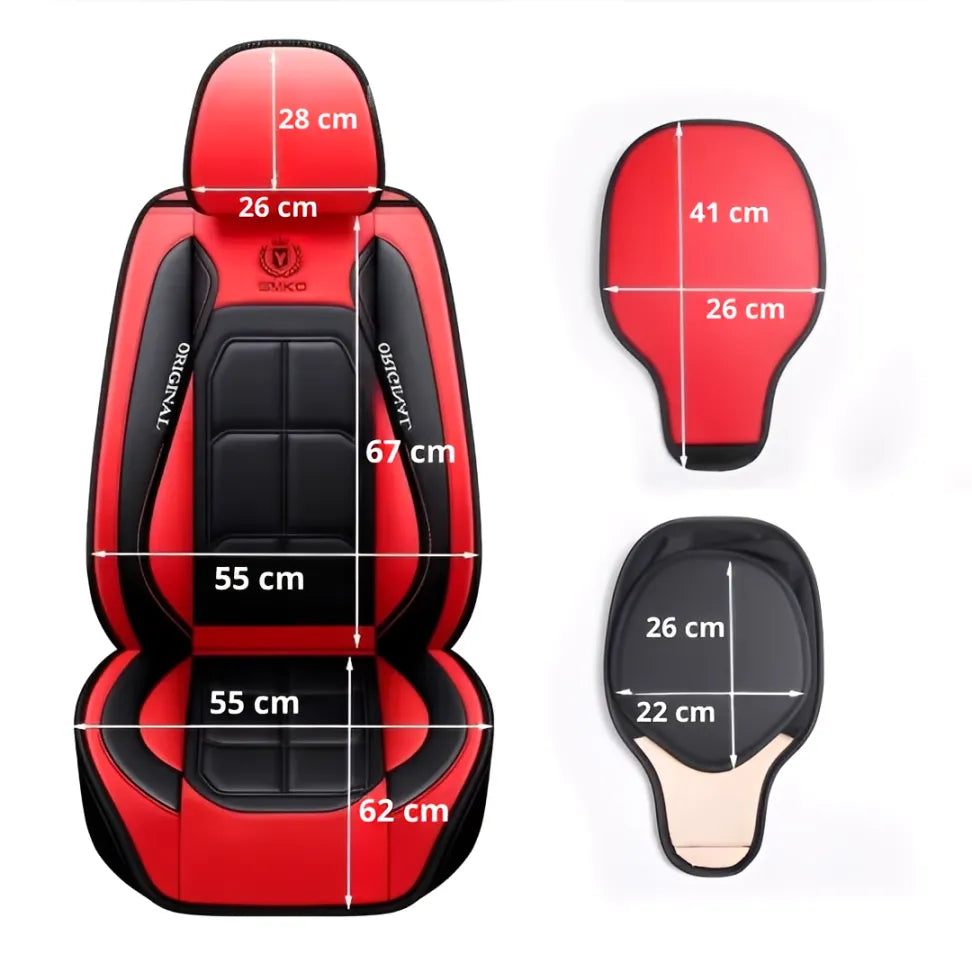 Kit Capas de Banco Automotivo Rapiduz® Dianteiro e Traseiro Sob Medida