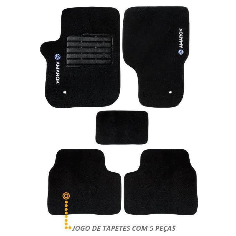 TAPETE CARPETE AMAROK  2010 A 2024 PRETO