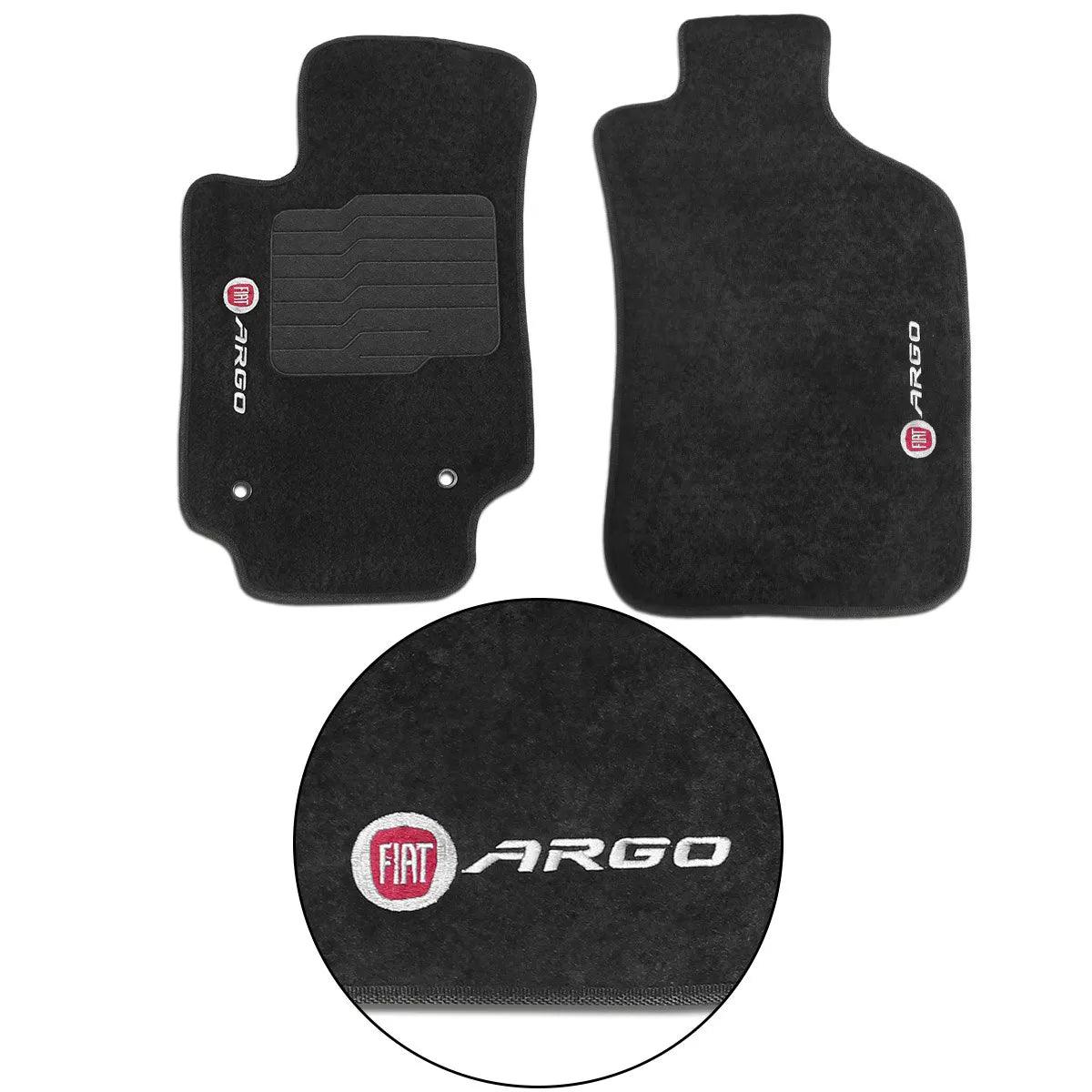 TAPETE CARPETE ARGO 2018 A 2023 PRETO 3 PEÇAS