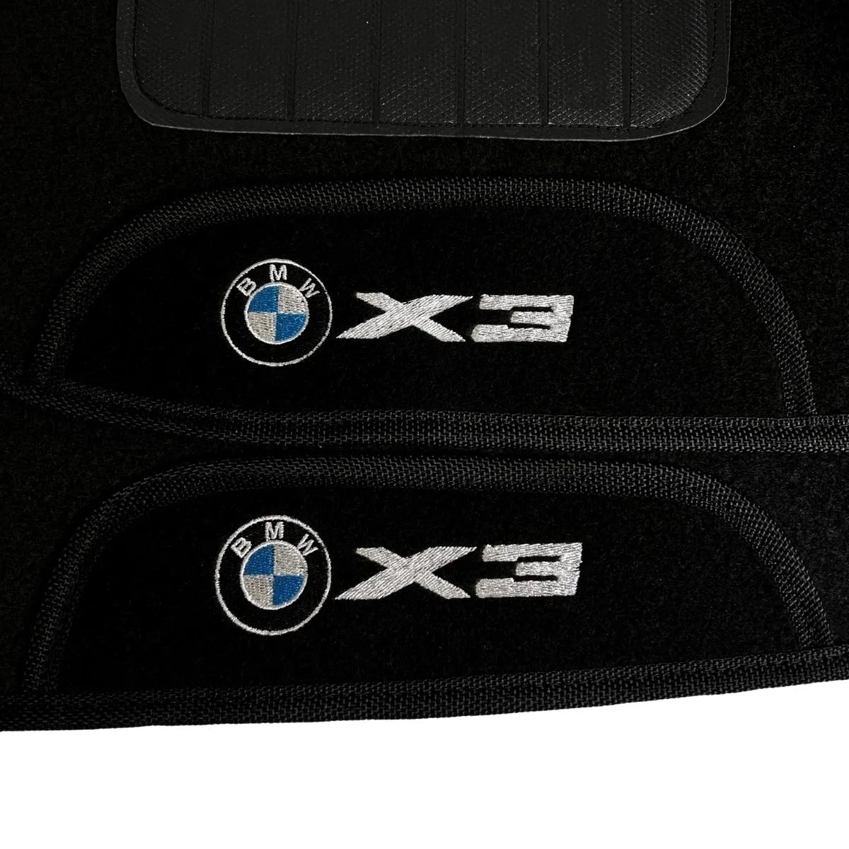 TAPETE CARPETE BMW X3 2011 A 2017 PRETO 4 PEÇAS